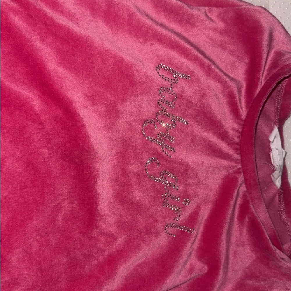 Pink Velvet Kids Top